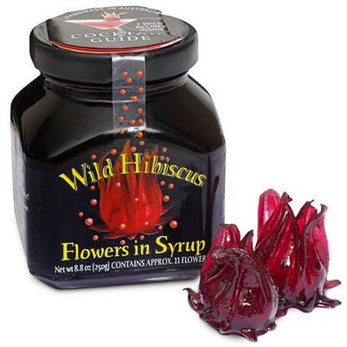 Wild Hibiscus Flowers in Syrup