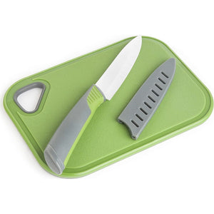 Cutting Board & Ceramic Knife Set