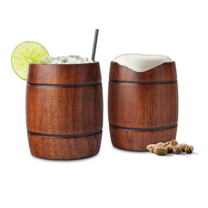 Wooden Barrel Tumbler