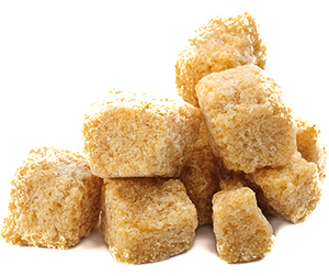 Rough Cut Raw Sugar Cubes