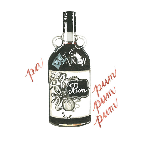 pa RUM pum pum pum Greeting Card