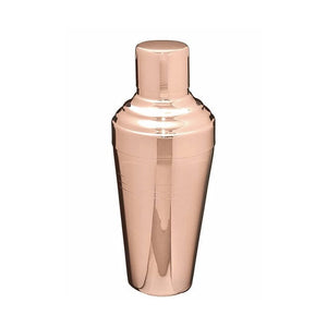 Rose Gold Japanese 3-Piece Cobbler Shaker - Shiny