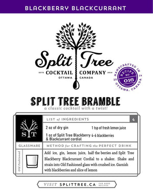 Split Tree Blackberry & Blackcurrant Cordial