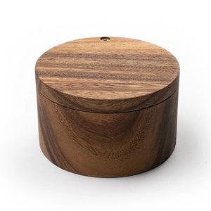 Acacia Wood Salt Cellar