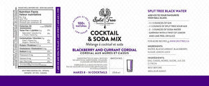 Split Tree Blackberry & Blackcurrant Cordial