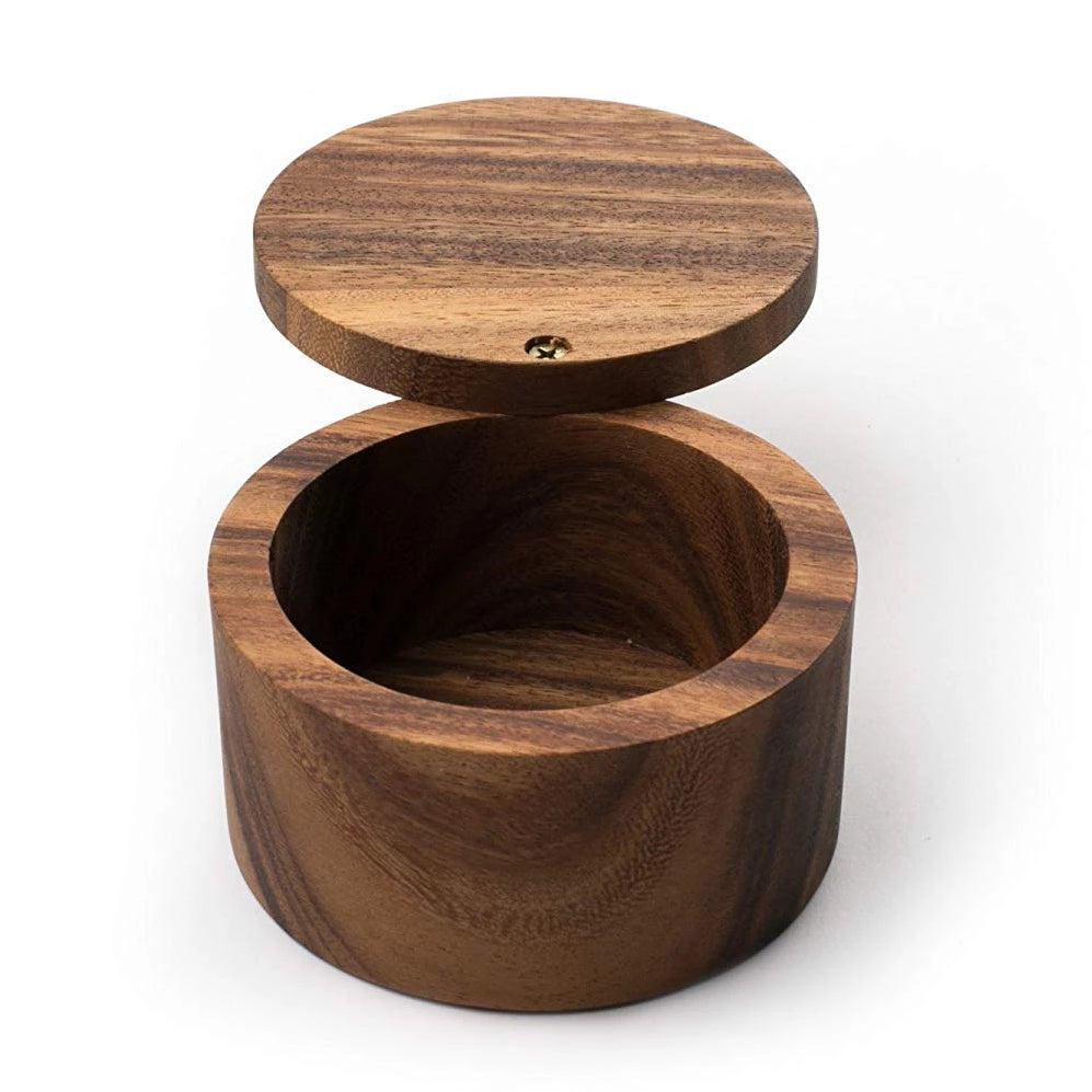 Acacia Wood Salt Cellar